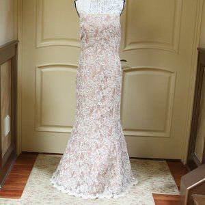 Stunning formal sequin wedding style dress